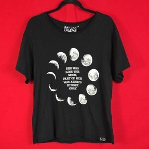 KILLSTAR Moon Phases T Shirt Black Size XS Goth Gothic